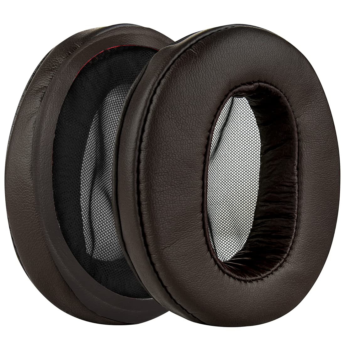 Geekria QuickFit Replacement Ear Pads for Sony MDR-1ABT, MDR-1RBT, MDR-1RNC Headphones Ear Cushions, Headset Earpads, Ear Cups Cover Repair Parts (Brown)
