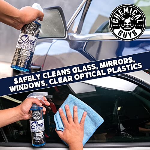 Chemical Guys CLD30016 Streak Free Glass & Window Cleaner (Works on Mirrors, Navigation Screens & More; Car, Truck, SUV and Home Use), Ammonia Free & Safe on Tinted Windows, 16 fl oz