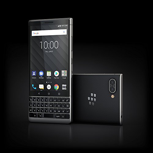 BlackBerry KEY2 64GB (Single-SIM, BBF100-1, QWERTY Keypad) (GSM Only, No CDMA) Factory Unlocked SIM-Free 4G/LTE Smartphone - International Version (Black) - No warranty in the USA