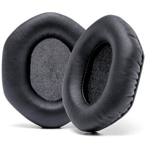 wc wicked cushions replacement xl ear pads for vmoda headphones - compatible with vmoda m100 & crossfade series | soft leather, luxurious memory foam, added thickness, enhanced noise isolation | black