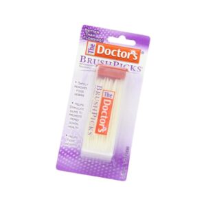 the doctor's brushpicks interdental toothpicks, 120 count. (pack of 8)