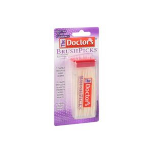 The Doctor's BrushPicks Interdental Toothpicks, 120 count. (Pack of 8)