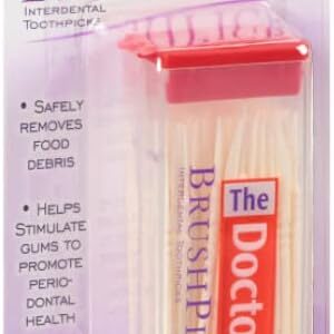 The Doctor's BrushPicks Interdental Toothpicks, 120 count. (Pack of 8)