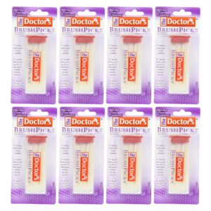 The Doctor's BrushPicks Interdental Toothpicks, 120 count. (Pack of 8)