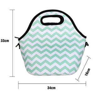 Kaptron Lunch Bag, Thick insulated Lunch Tote Lunch Box Bag with Shoulder Straps - Cover for adults, women, girls - Suitable for Travel, Picnic, Office