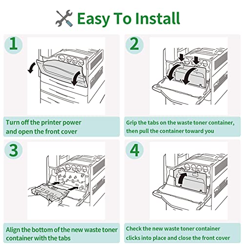 WorkPlus Compatible Waste Toner Cartridge Box for Xerox WorkCentre 008R13089 7120 7125 7220 7225 WorkCentre 7220i 7225i Printer (7120: WTC)