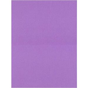 Blank Purple Greeting Cards and Envelopes for All Occasions (4 x 6 In, 48 Pack)