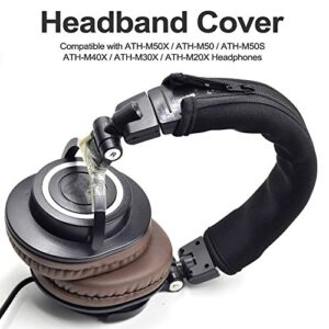 defean Headphone Protector Headband Fabric Compatible with Audio Technica M30 M40 M50 M50X M50S M40X Headphone