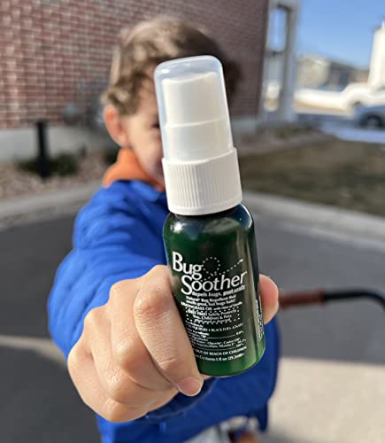 Bug Soother Refill - Natural Insect, Gnat and Mosquito Repellent & Deterrent - 100% DEET-Free Safe Bug Spray for Adults, Kids, Pets, Environment - Includes Free 1 oz. Travel Size. (16 oz.)