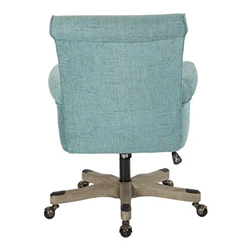 OSP Home Furnishings Megan Office Chair, Turquoise