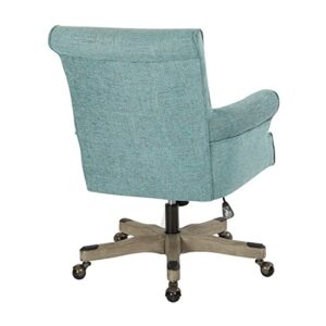 OSP Home Furnishings Megan Office Chair, Turquoise