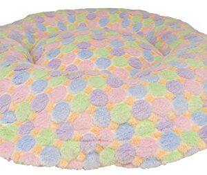 Bessie and Barnie Ultra Plush Ice Cream/ Lilac Deluxe Luxury Dog/Pet Lily Pod Bed Machine Washable