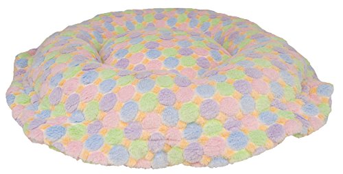 Bessie and Barnie Ultra Plush Ice Cream/ Lilac Deluxe Luxury Dog/Pet Lily Pod Bed Machine Washable