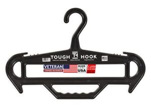 tough hanger xl | american made | unbreakable heavy duty hanger | premium military grade| x-large standard hanger |180 lb capacity | the only hangers with a built-in carry handles | veteran owned