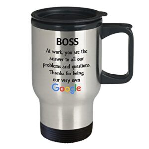 Boss for men, boss mug, farewell for coworkers, coworker leaving, goodbye for coworkers, goodbye coworker, farewell for coworker, thanks for being our very own google