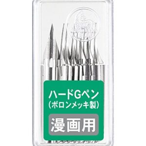 Zebra Pen 80100 G Chrome Nib, Professional Grade Calligraphy and Comic Nib, 10-Count