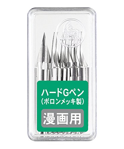 Zebra Pen 80100 G Chrome Nib, Professional Grade Calligraphy and Comic Nib, 10-Count