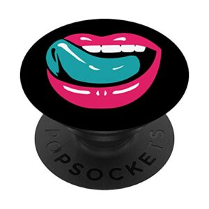falling in reverse - official merchandise - lips popsockets popgrip: swappable grip for phones & tablets