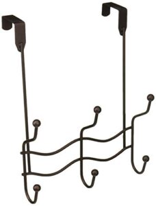 inspired living by mesa inspired living hanger 6 hooks organizer in oil rubbed bronze elegant home collection over the over the door,