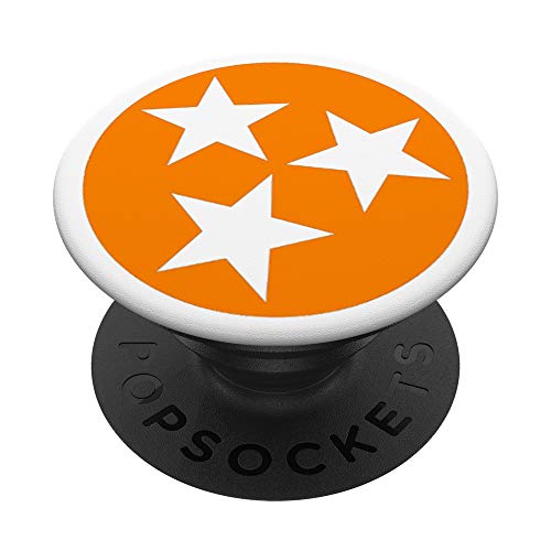 Orange and White State of Tennessee Flag PopSockets PopGrip: Swappable Grip for Phones & Tablets