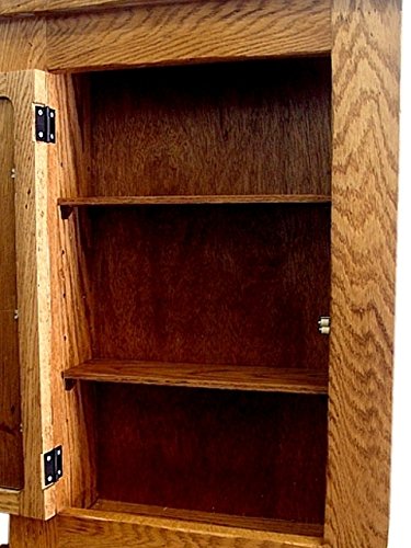 Solid Oak Mission Medicine Cabinet/Solid Wood & Handmade