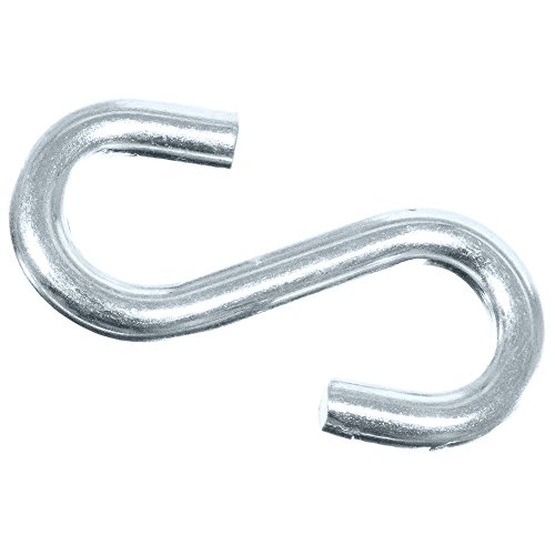 Paracord Planet - S-Hook 1/4 Inch (Overall Length of 2 1/8 Inch) - Metal Hanging Hooks - Available in 5, 10, and 25 Packs