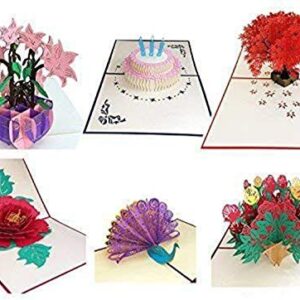 3D Pop up Greeting Cards For Mothers Day Fathers Day Graduation Birthday Wedding