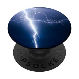 lightning storm lightning strike electricity popsockets popgrip: swappable grip for phones & tablets