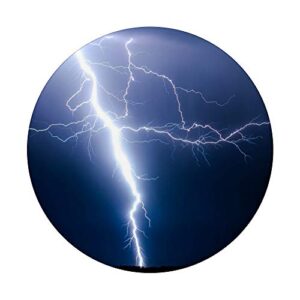 Lightning Storm Lightning Strike Electricity PopSockets PopGrip: Swappable Grip for Phones & Tablets