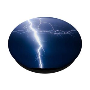 Lightning Storm Lightning Strike Electricity PopSockets PopGrip: Swappable Grip for Phones & Tablets