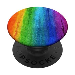 gay lesbian pride flag watercolours lgbt awareness popsockets swappable popgrip