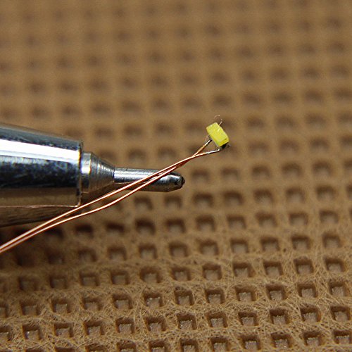 C0402WM 20pcs Pre-soldered Micro 0.1mm Copper Wired Warm White SMD Led 0402