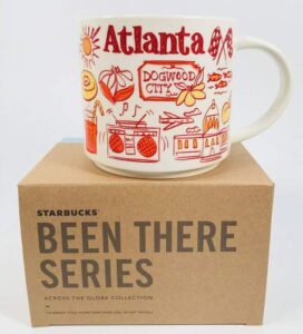 starbucks atlanta coffee mug been there series across the globe collection