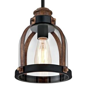 Westinghouse Lighting 6356300 Cindy Mini Pendant, 1 Light, Oil Rubbed Bronze , Oil-rubbed Bronze