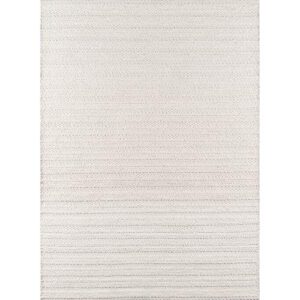 momeni andes wool and viscose area rug 3' x 5' ivory