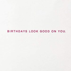 Signature 899RZH1072 Hallmark Birthday Card for Women (Damn, Girl Letter Board)