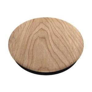 Wood-Look Natural Maple PopSockets PopGrip: Swappable Grip for Phones & Tablets