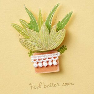 Hallmark Signature Get Well Card (Plant)