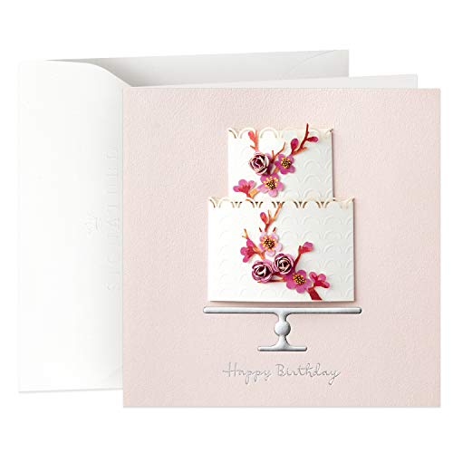 Hallmark Signature Birthday Card for Her (Cake)