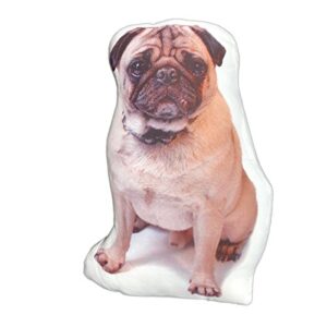 ugly pug dog decor stuffed throw pillow cushion decorative gift
