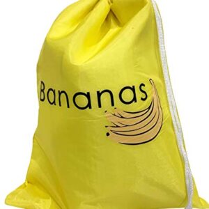 2 Pack Banana Bags - Drawstring Bag for Fresh Fruit up to 2 Weeks - FREE Branded Eyeglass Pouch