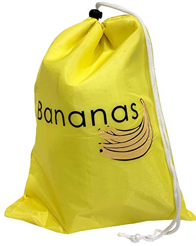 2 Pack Banana Bags - Drawstring Bag for Fresh Fruit up to 2 Weeks - FREE Branded Eyeglass Pouch