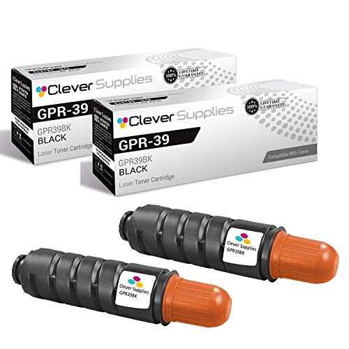 CS Compatible Toner Cartridge Replacement for Canon GPR-39 2787B003AA Black Canon ImageRunner 1730 ImageRunner 1740 ImageRunner 1750 ImageRunner 1750iF ImageRunner 1730iF ImageRunner 1740iF 2 Pack