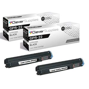 cs compatible toner cartridge replacement for canon gpr-22 0386b003aa black canon 1018 1022 1023 1023if 1023n 1025 1025if 1025n 2 pack