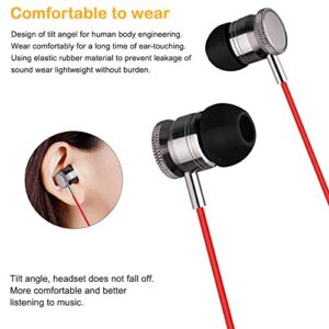 DaKuan 3 Packs Earbud Headphones with Remote & Microphone, in Ear Earphone Stereo Sound Tangle Free for Smartphones, Laptops, Gaming, Fits All 3.5mm Interface Device with Type-C Adapter