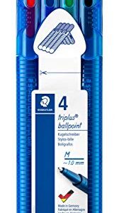 STAEDTLER 437 MSB4 Triplus Ballpoint Pen (Pack of 4)