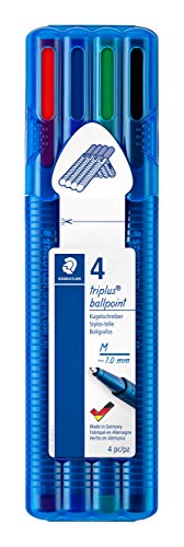 STAEDTLER 437 MSB4 Triplus Ballpoint Pen (Pack of 4)