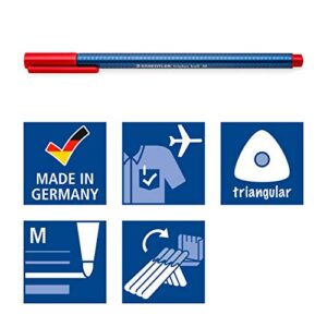 STAEDTLER 437 MSB4 Triplus Ballpoint Pen (Pack of 4)