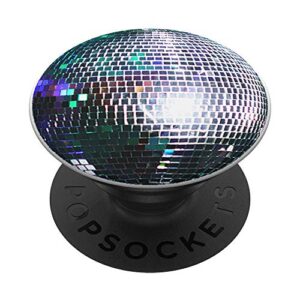 modern original colorful dimensional disco ball popsockets popgrip: swappable grip for phones & tablets