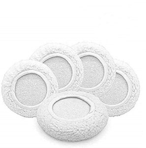 aivs wool buffing polishing pads bonnets waxer pads sanding on car buffer bonnets polisher,5 pieces (5"-6")